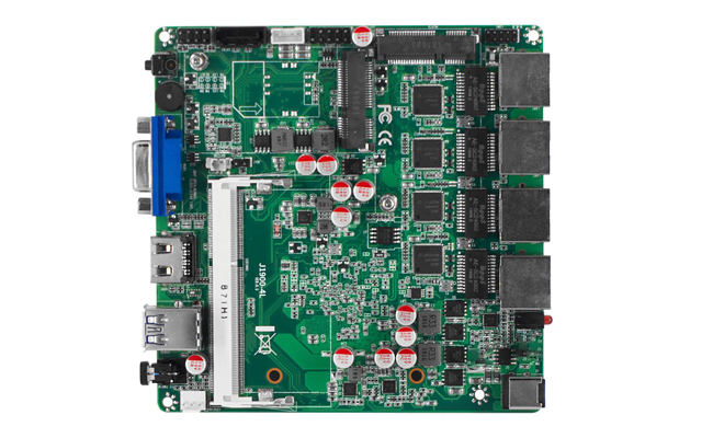 NANO-J1900L4多网口主板